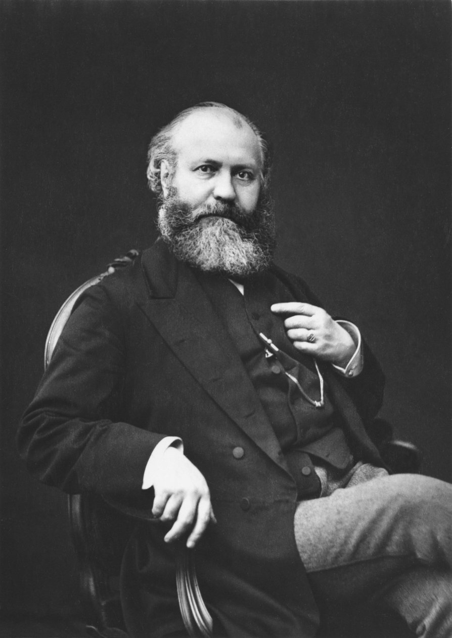 Charles-Francois Gounod (1818-93) 19. yüzyılın sonlarında by French Photographer