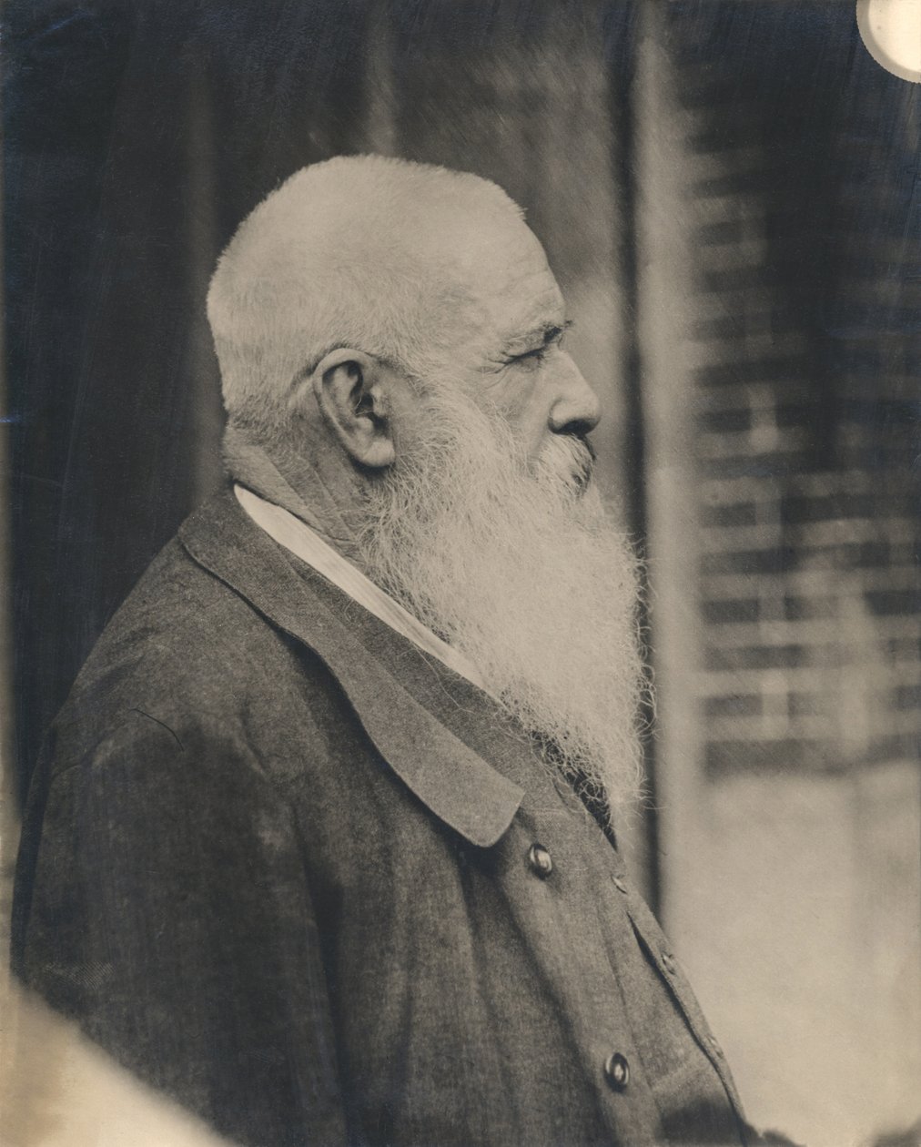 Claude Monet (1841-1926) 20. yüzyılın başlarında (jelatin gümüş baskı) by French Photographer
