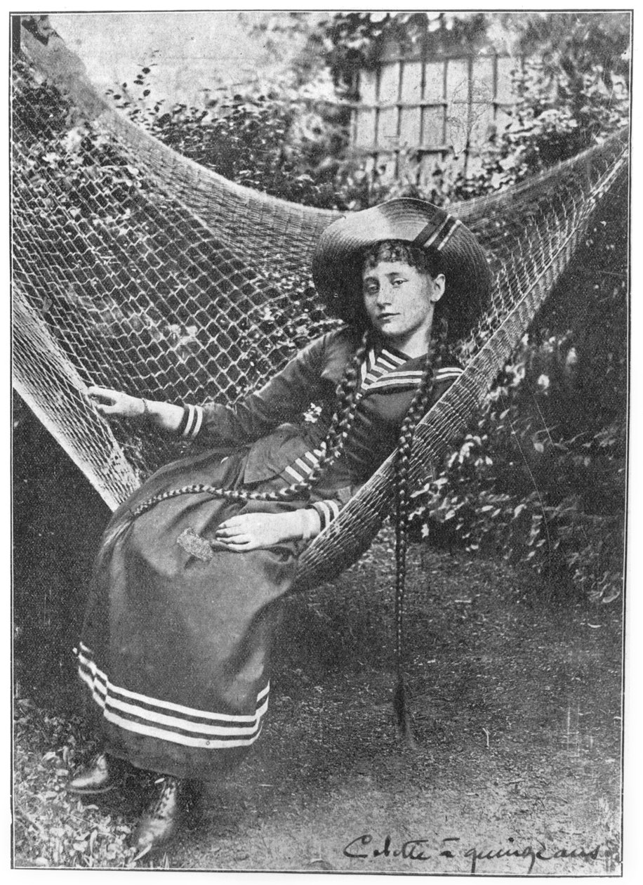 Colette (1873-1954) 15 yaşında, 1888 by French Photographer
