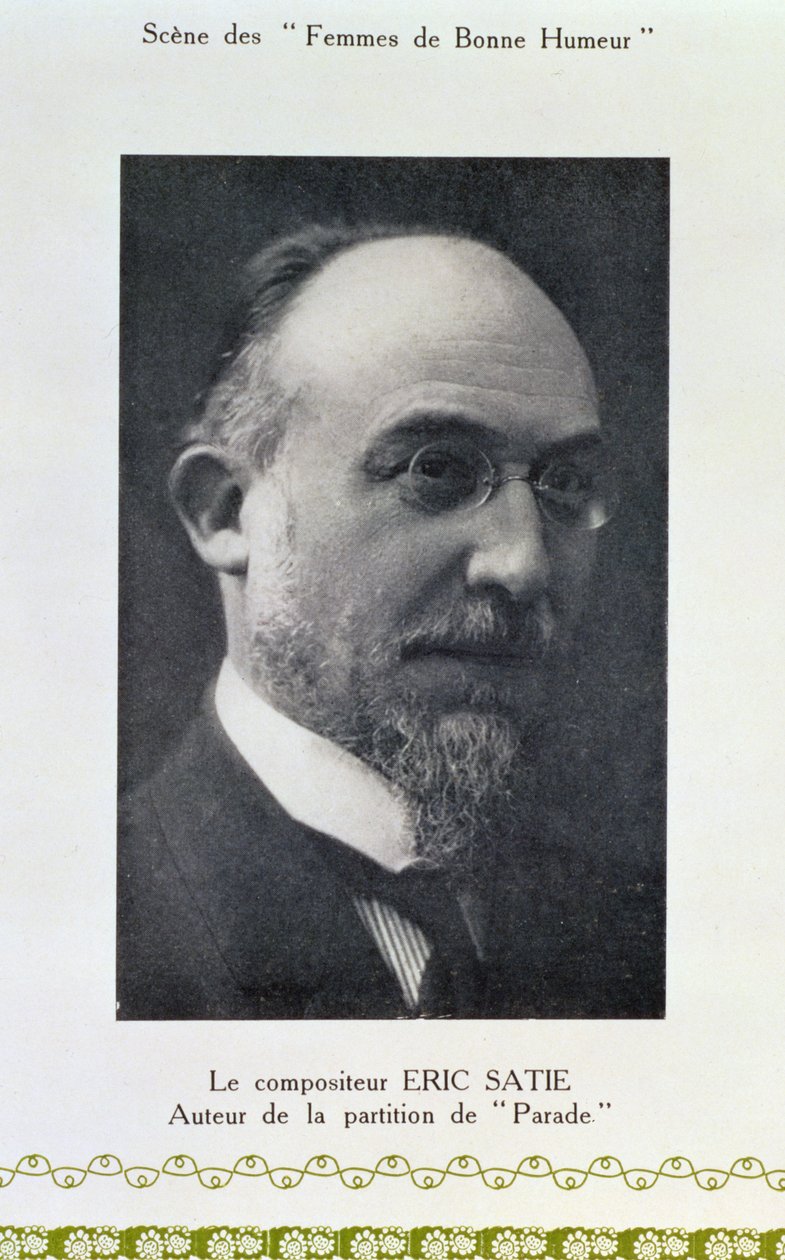 Erik Satie (1866-1925), Fransız besteci, portre fotoğrafı by French Photographer
