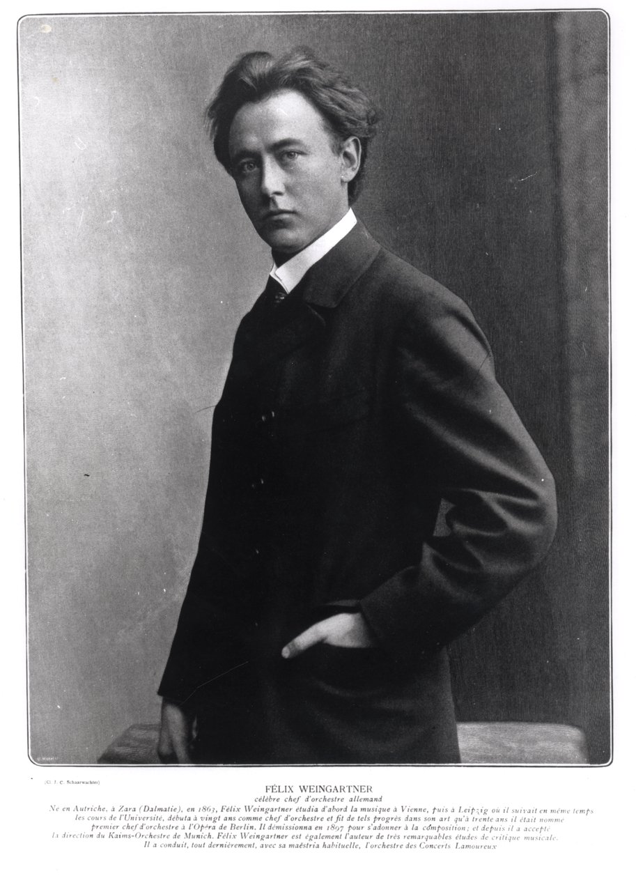 Felix Weingartner (1863-1942) 1903 by French Photographer