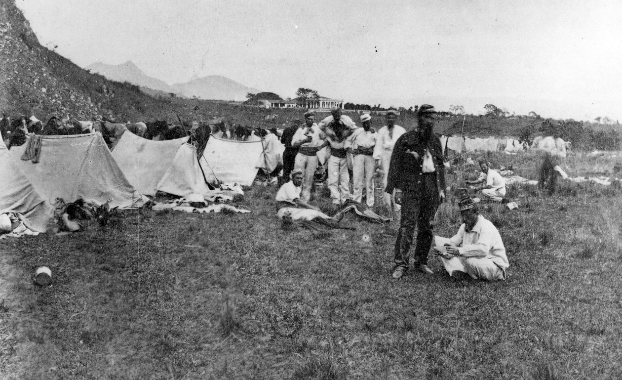Kamptaki Fransız Askerleri, 1860