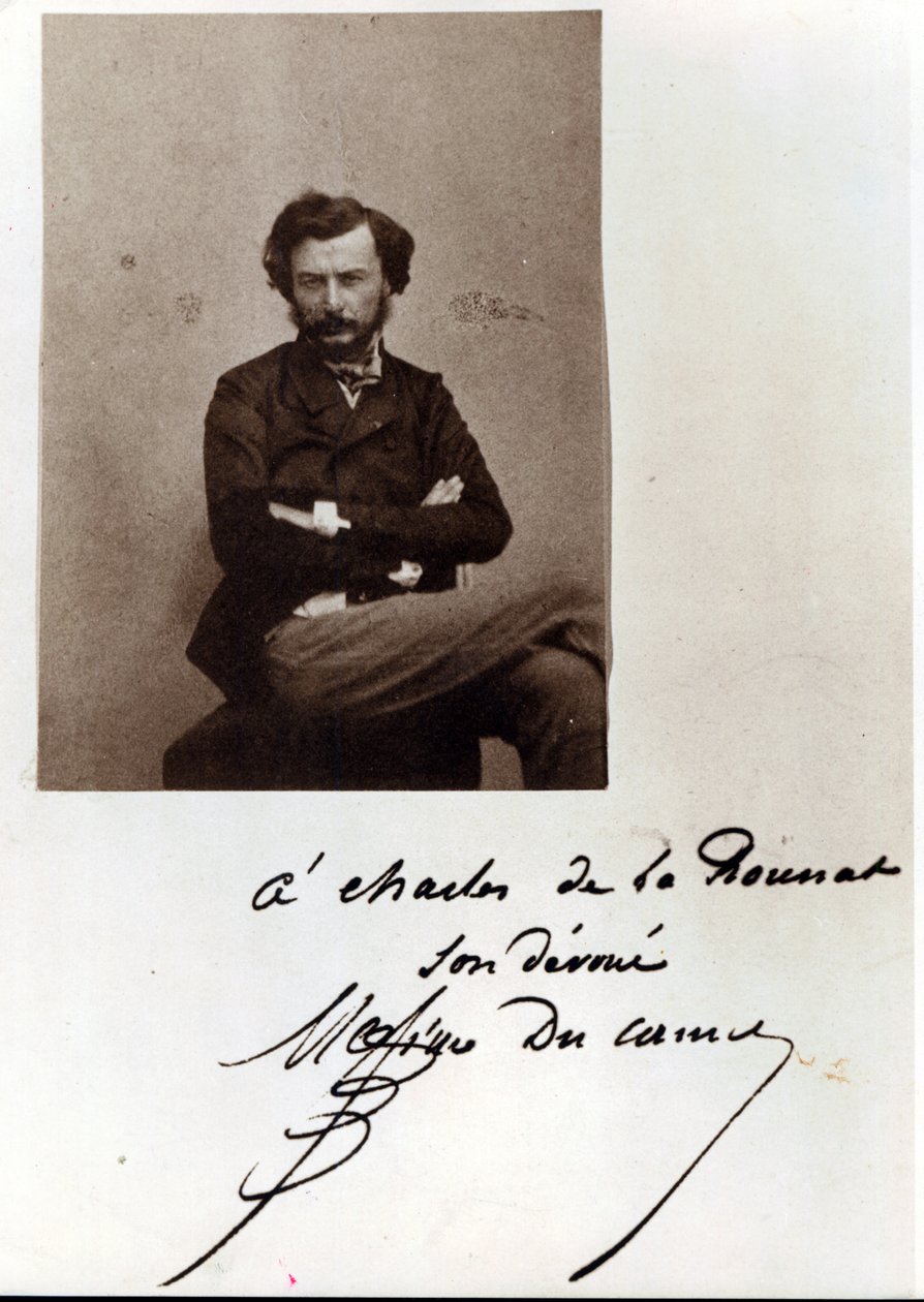 Maxime du Camp, 1852 dolayları by French Photographer