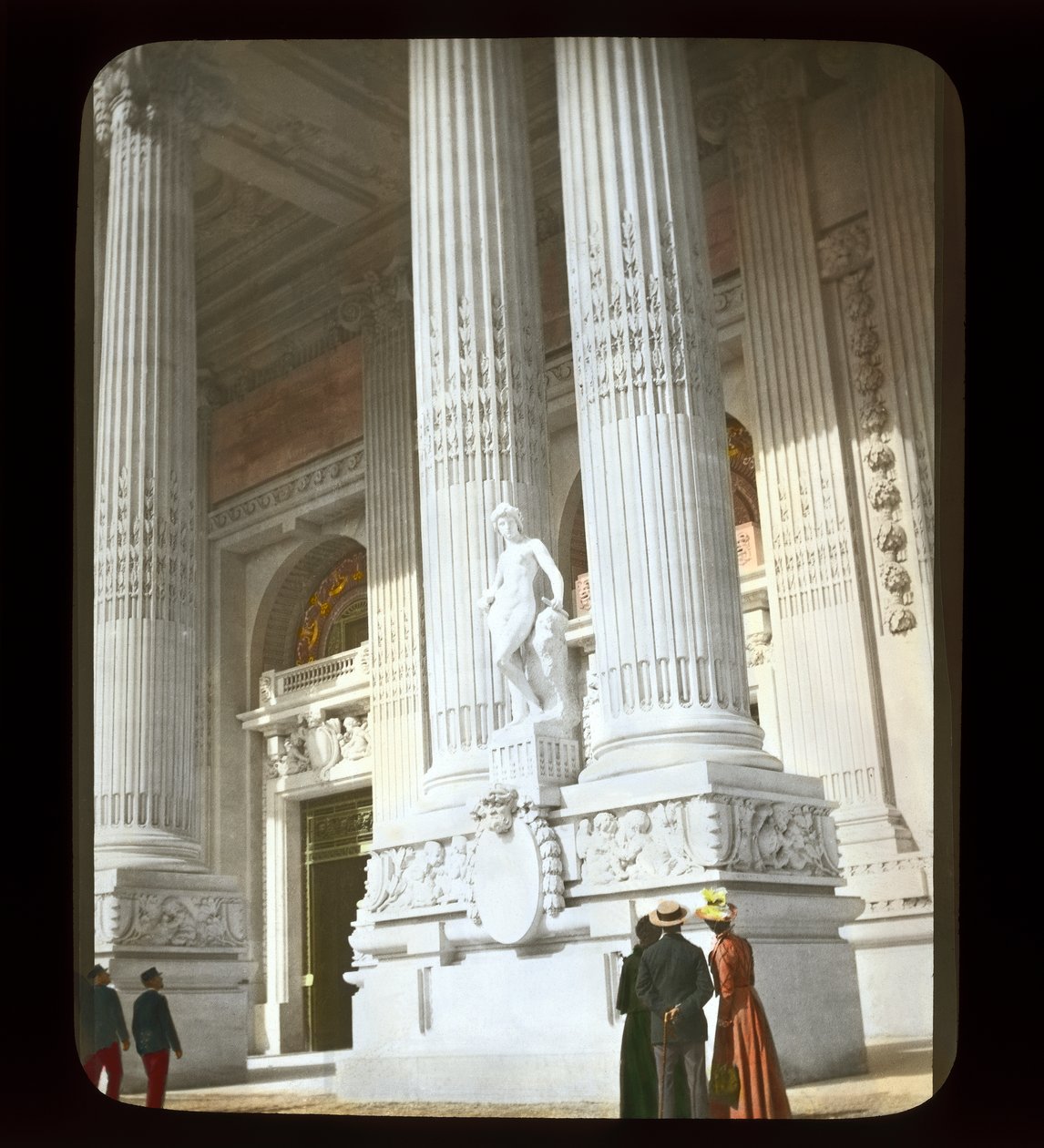 Paris Fuarı: Grand Palais, 1900 (fener kaydırağı) by French Photographer