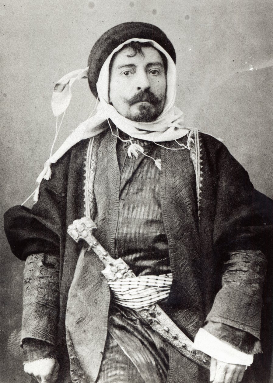 Arap Kostümlü Pierre Loti by French Photographer
