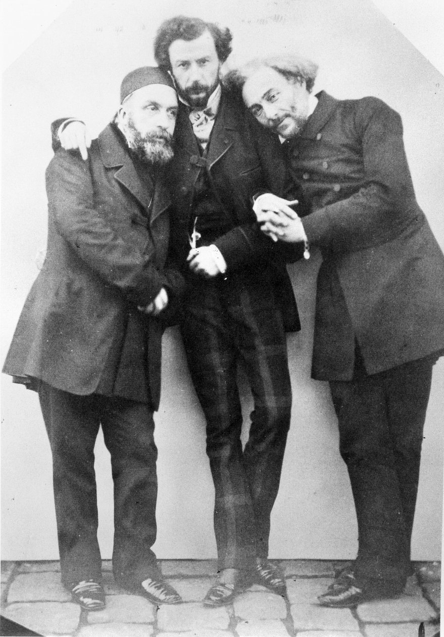 Charles Lambert-Bey (1804-64), Maxime Du Camp (1822-94) ve Louis Jourdan