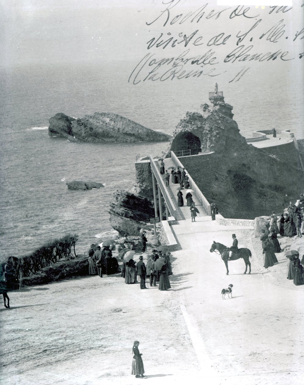 Fransız kıyısında Kraliçe Victoria by French Photographer