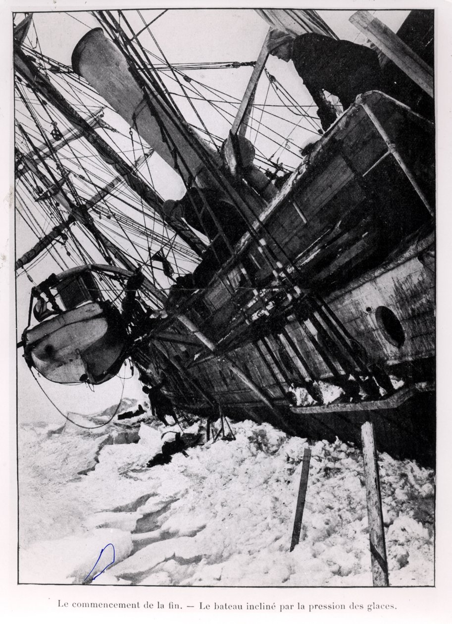 Sonun Başlangıcı, Güney Kutbuna Seferden Ernest Shackleton (1874-1922) 1914-17 by French Photographer