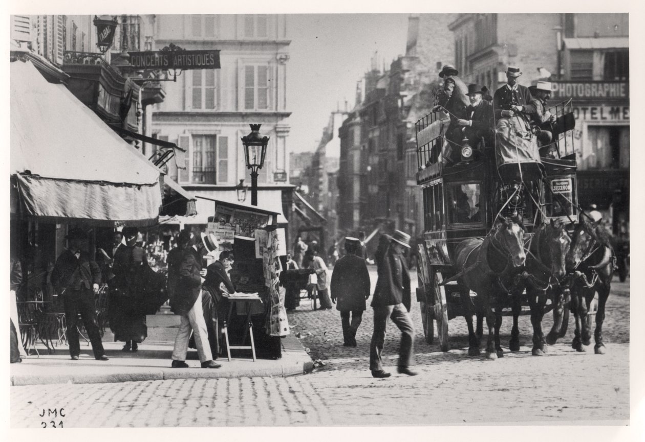 Paris manzarası, 1900 dolayları by French Photographer
