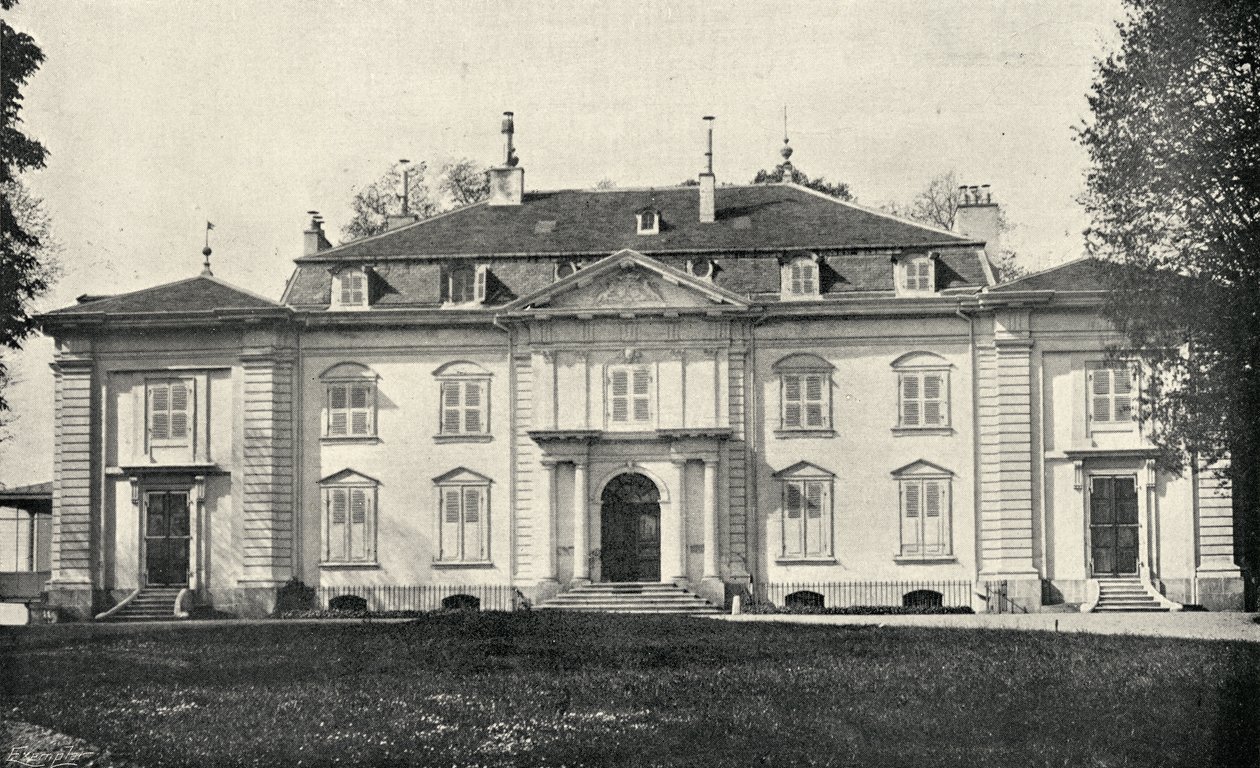Voltaire'in (1694-1778) Ferney'deki evi by French Photographer