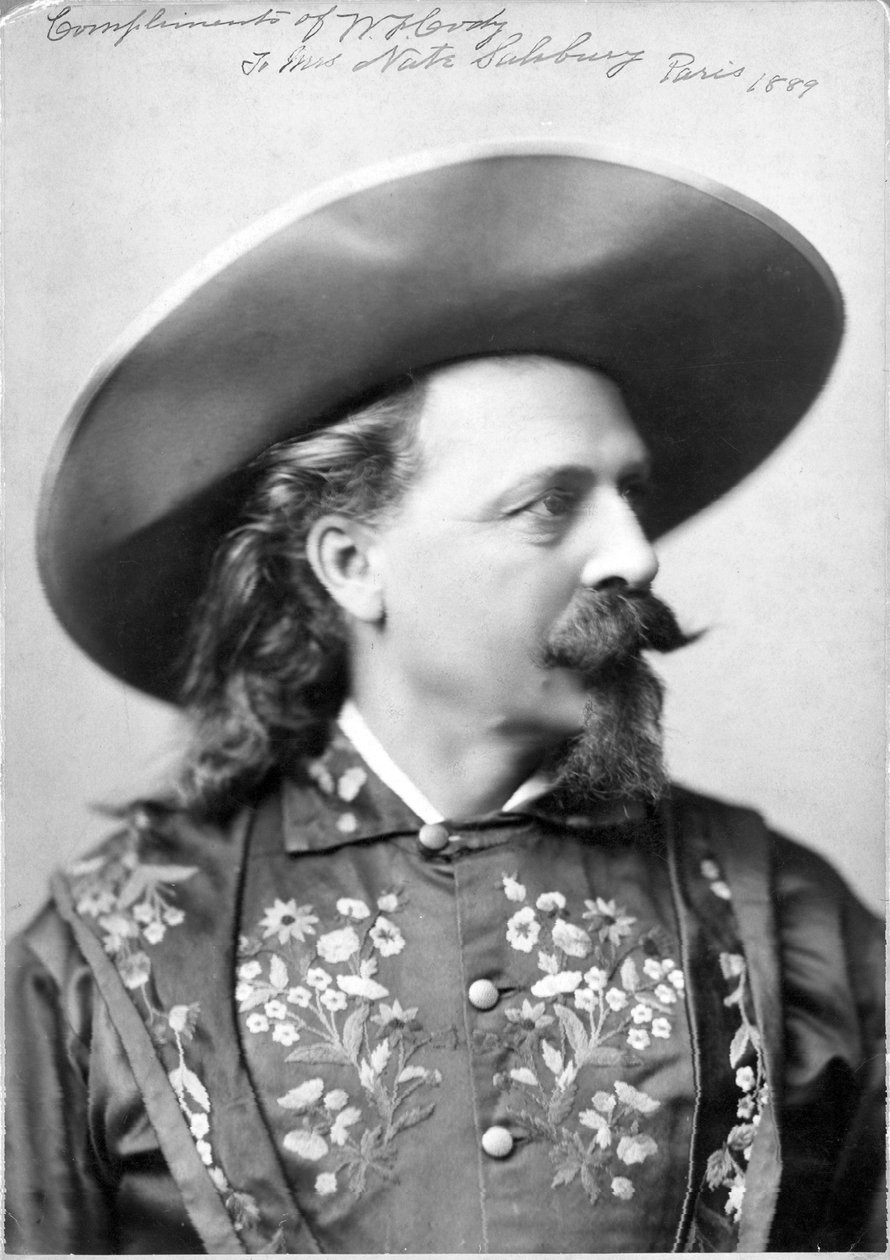 William Frederick Cody, 1889 dolayları by French Photographer