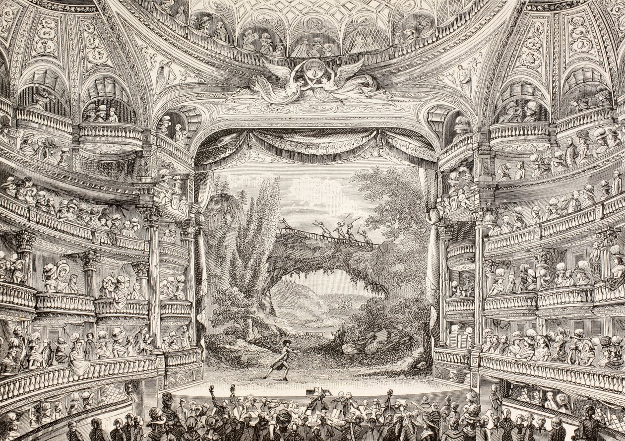 A 1789 Performance in the Theatre des Varietes-Amusantes, 1875  by French School