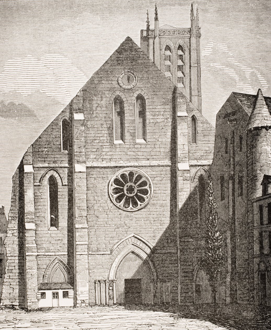 Sainte Genevieve Manastırı, Paris, Paul Lacroix (1806-84) tarafından 