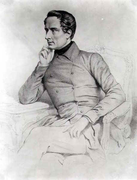 Alphonse-Marie-Louis, Prat Lamartine (1790-1869) by French School