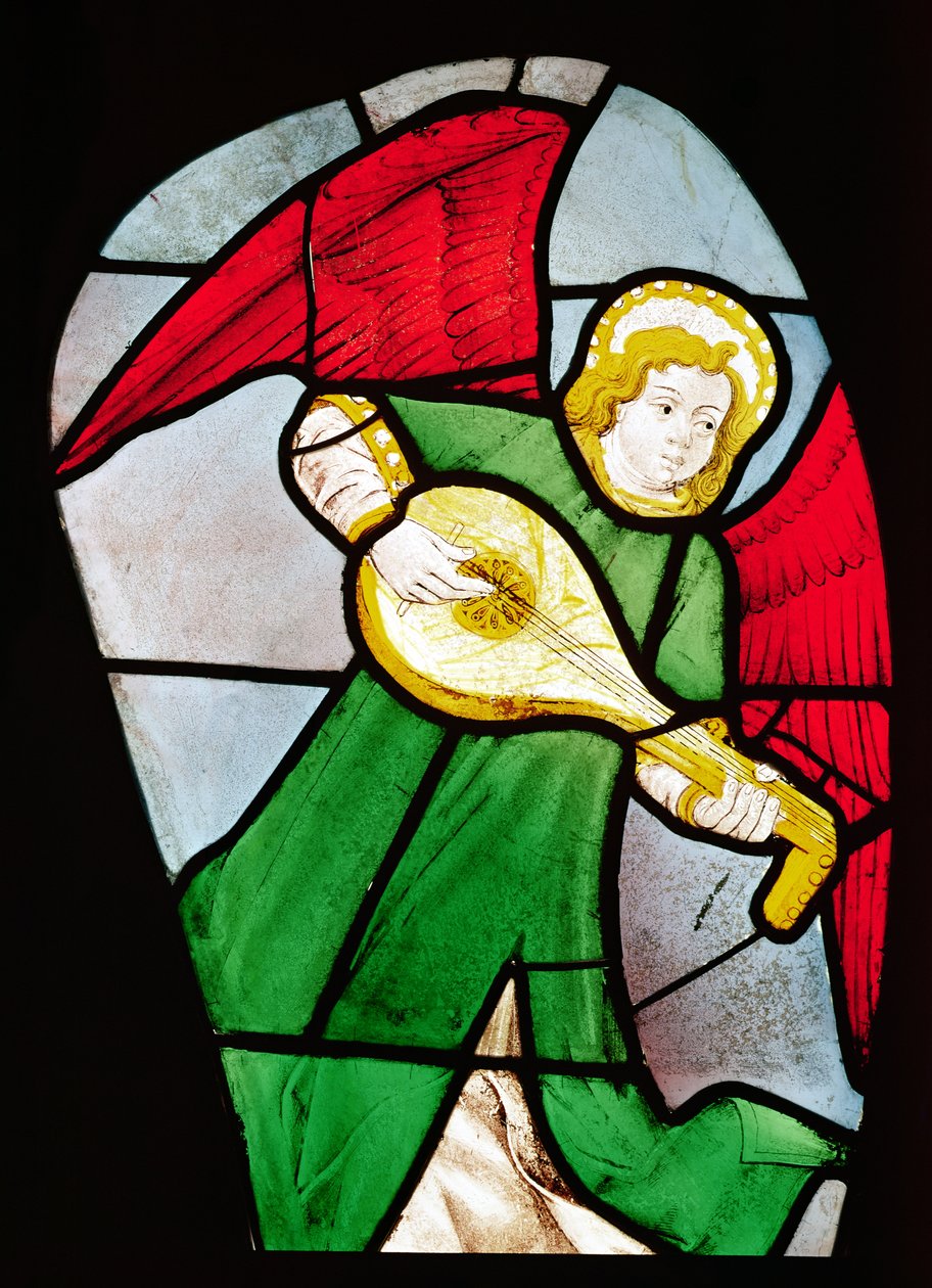 Melek Müzisyen (vitray) by French School