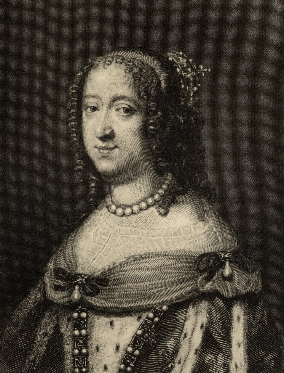 Avusturyalı Anne (1601-1666) by French School