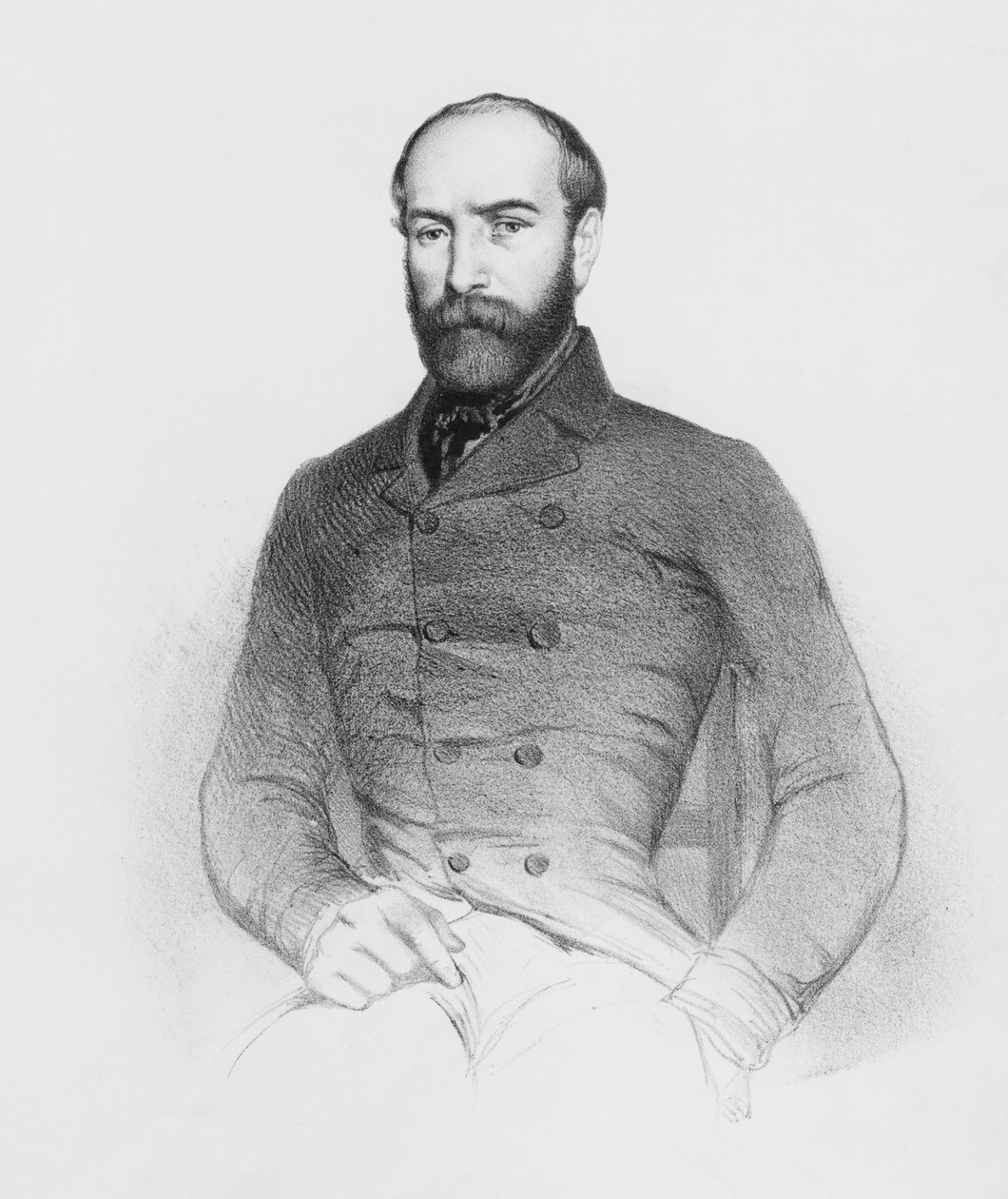 Armand Barbes sem fulltrúi fólksins á stjórnlagaþinginu, grafið af Jannin by French School