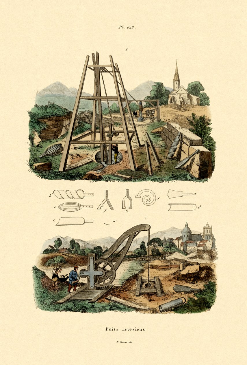 Artezyen Kuyusu, 1833-39 by French School