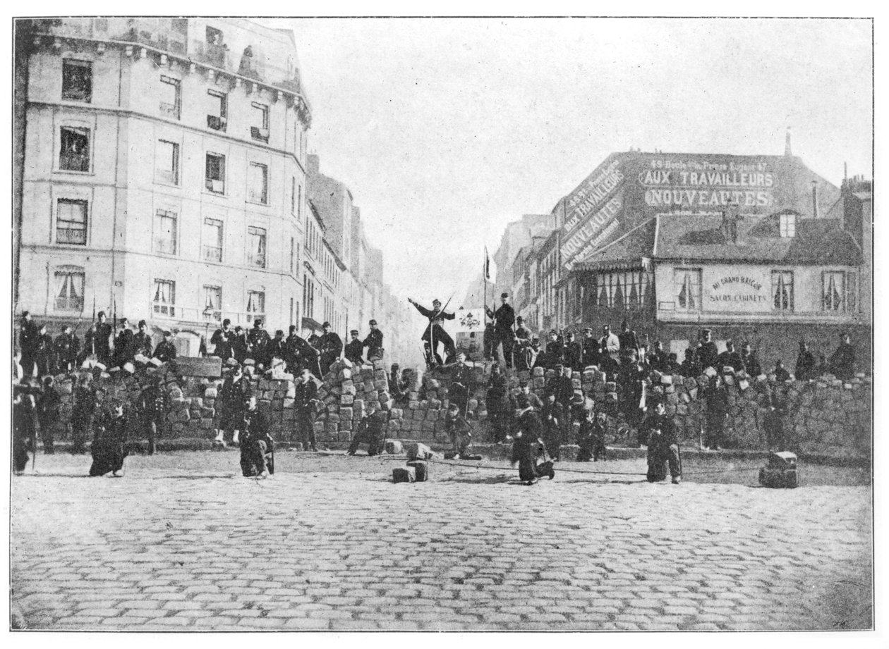 Komün sırasında Faubourg Saint-Antoine