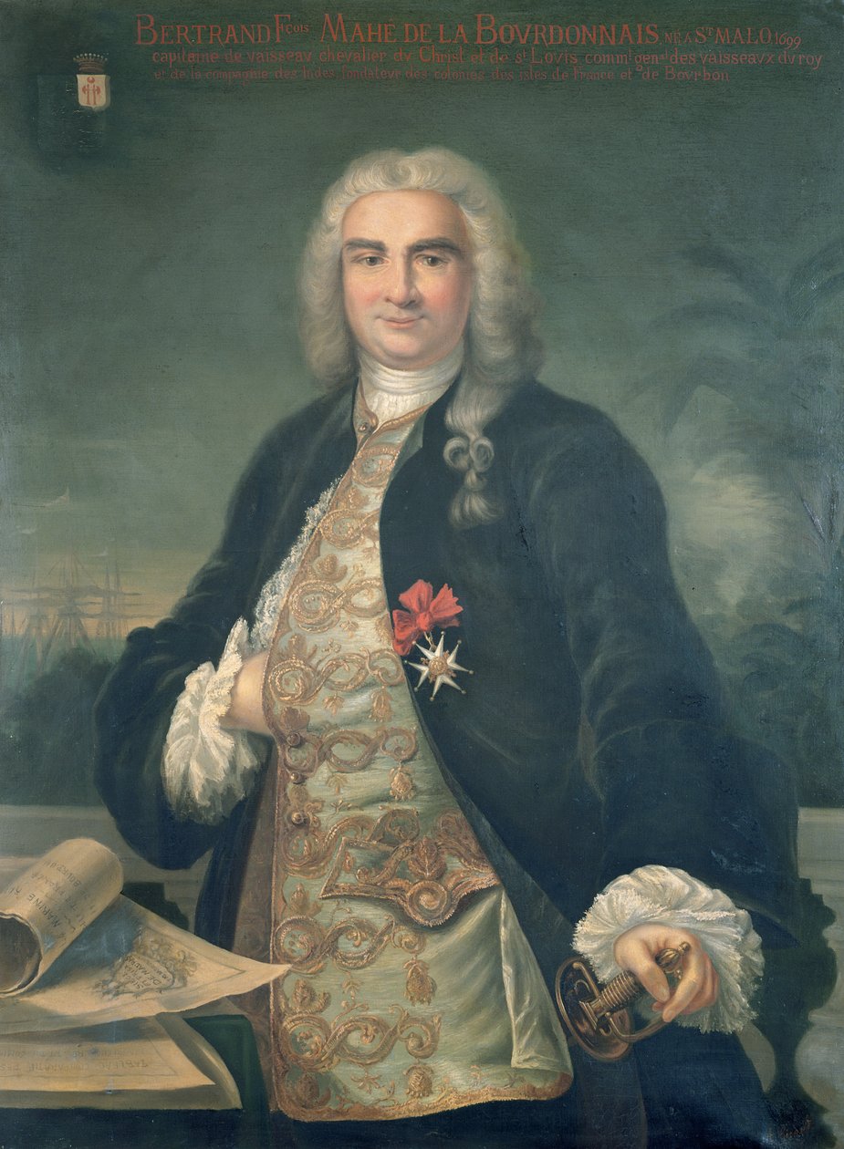 Bertrand-Francois Mahe de la Bourdonnais (1699-1753) by French School
