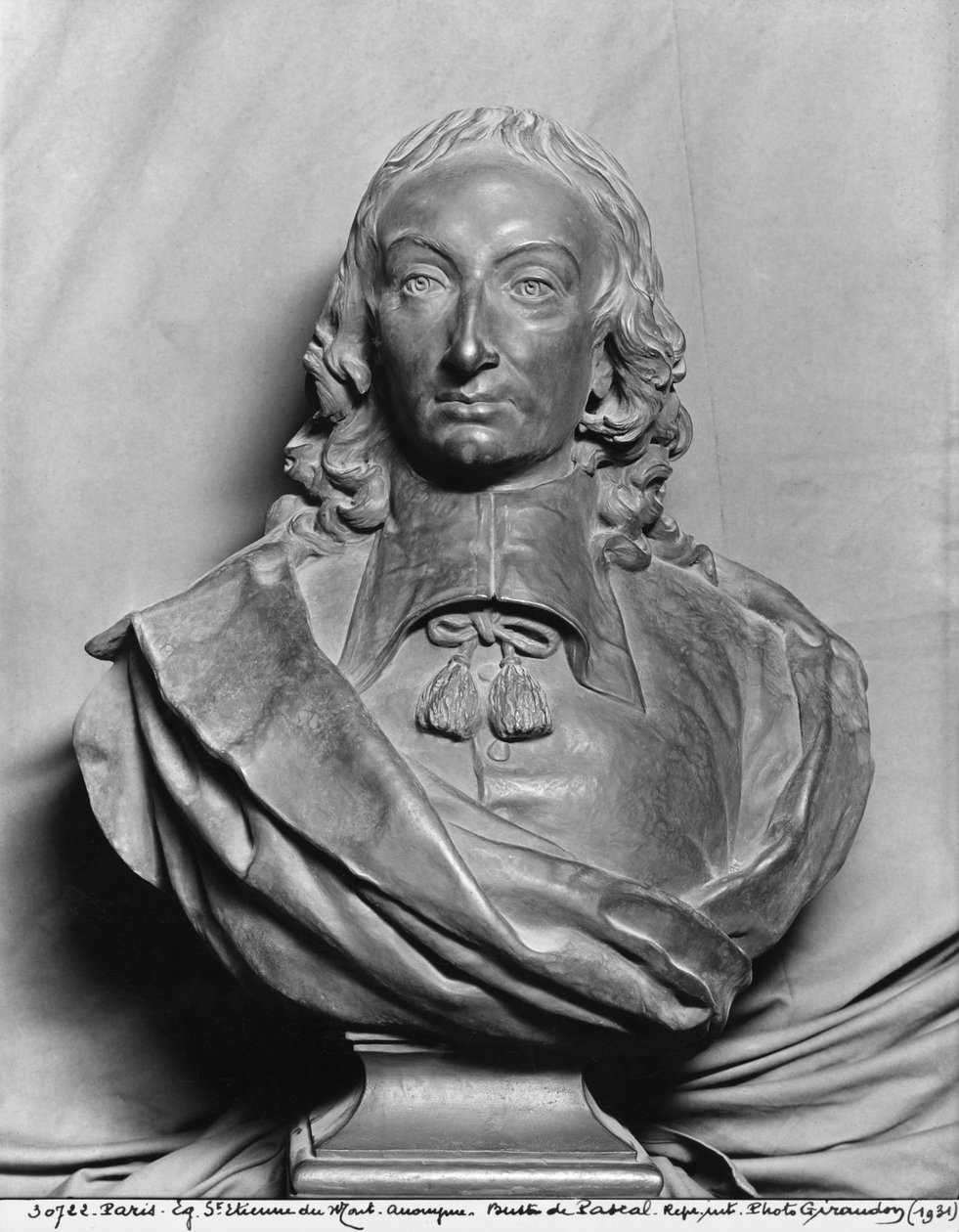 Blaise Pascal (mermer) by French School