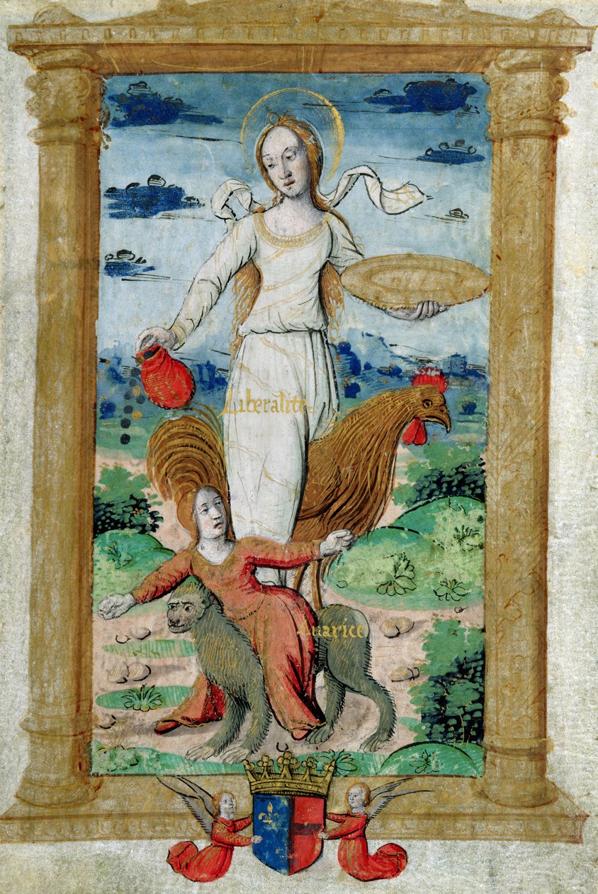 CL 22718 B Generosity Against Avarice, from 