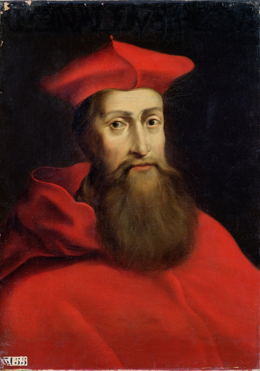 Kardinal Reginald Pole (1500-58) Canterbury Başpiskoposu by French School