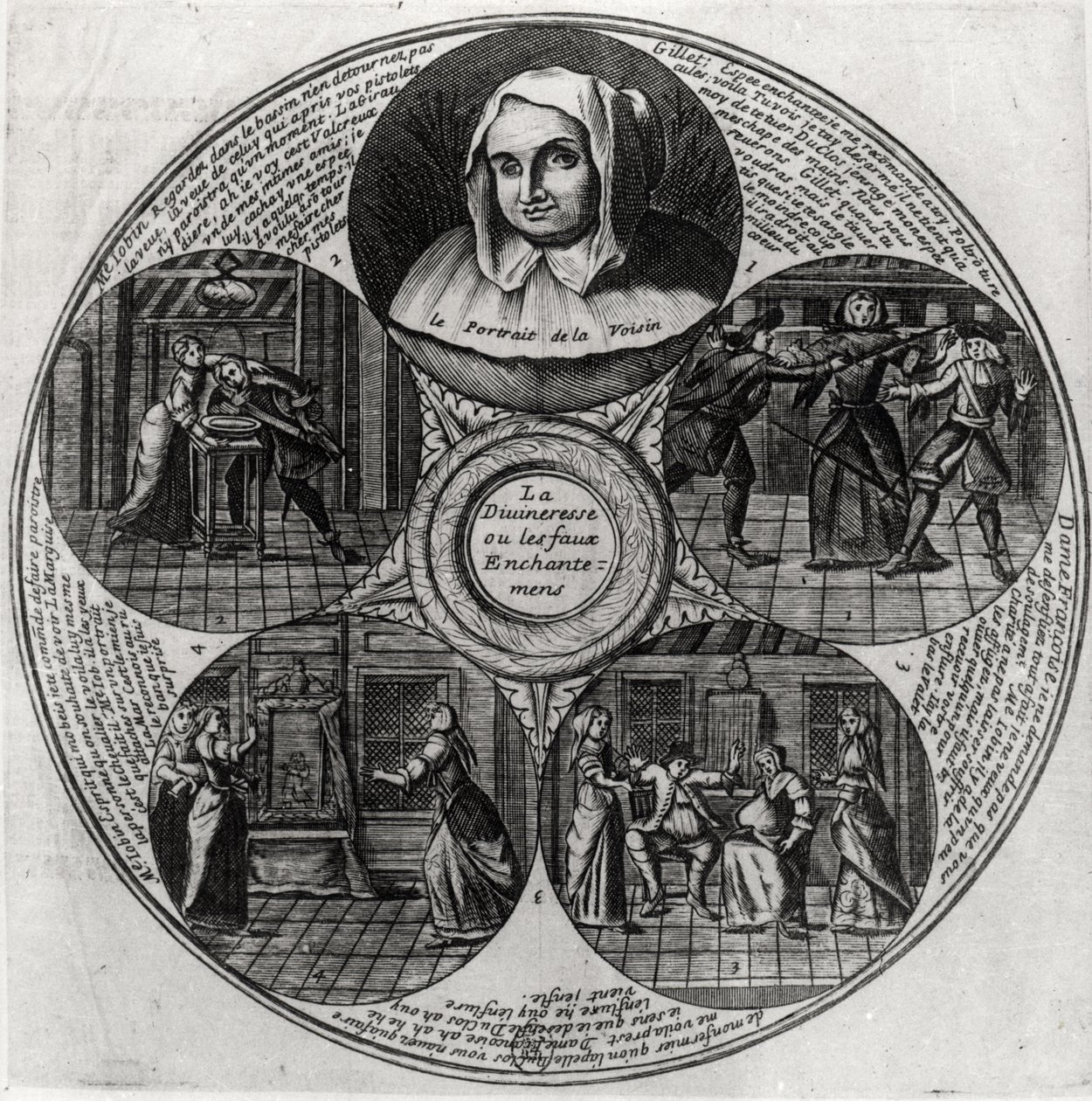 Catherine Monvoisin (La Voisin) (1640-80) ve Zehir Olayı, 1679 by French School