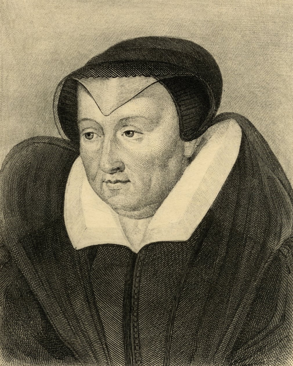 Catherine de Medici (1519-89) by French School