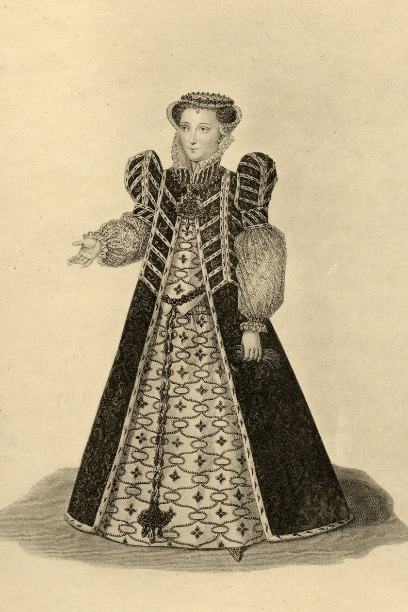 Catherine de Medici (1519-89) by French School