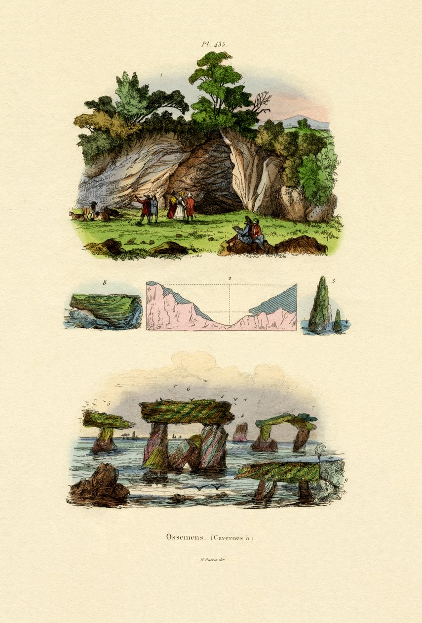 Mağaralar, 1833-39 by French School