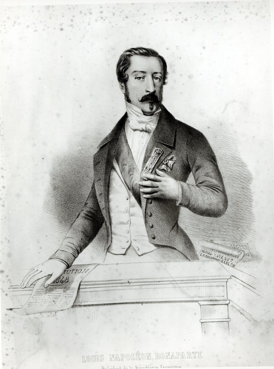 Charles Louis Napoleon Bonaparte (1808-73) 1848 Anayasası Üzerine Yemin Ederken by French School