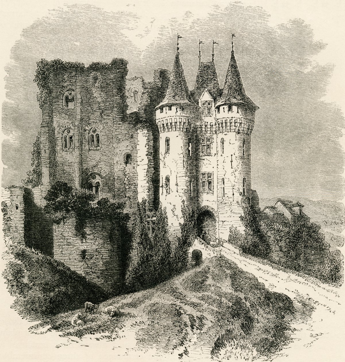 19. yüzyılda Nogent-le-Rotrou, Fransa