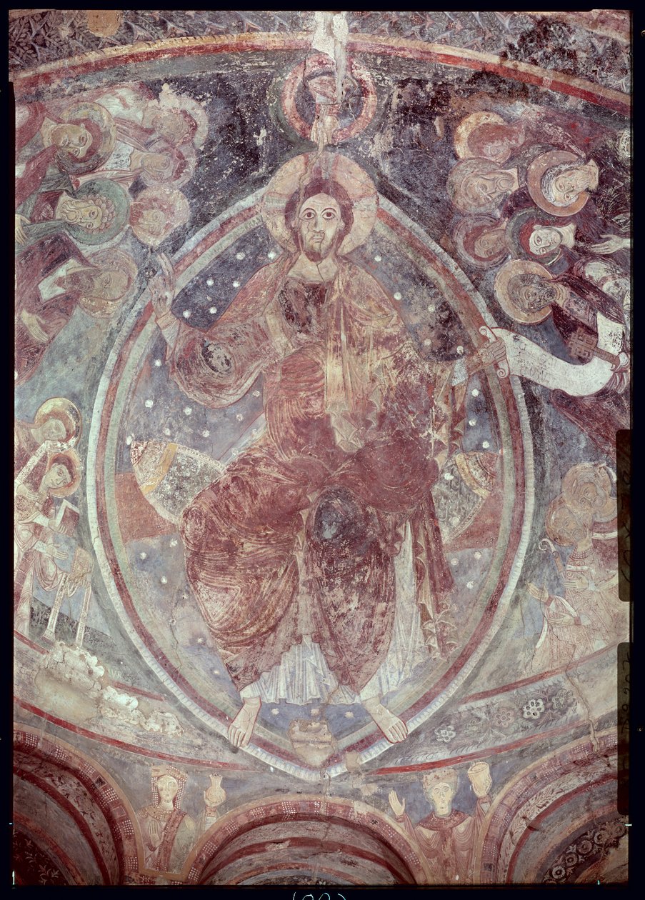 Apsisten İsa Pantokrator by French School