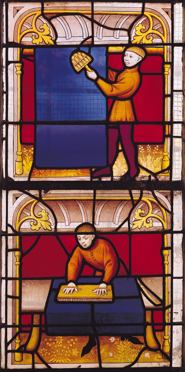 Kumaş Tüccarı Penceresi (vitray) by French School