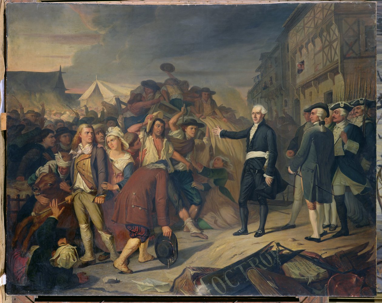 Daniel de Kervegan (1735-1817) Nantes Belediye Başkanı İsyan Çıkarıyor by French School
