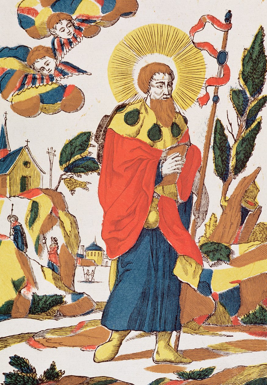 Devotional Prayer to St. James  by French School