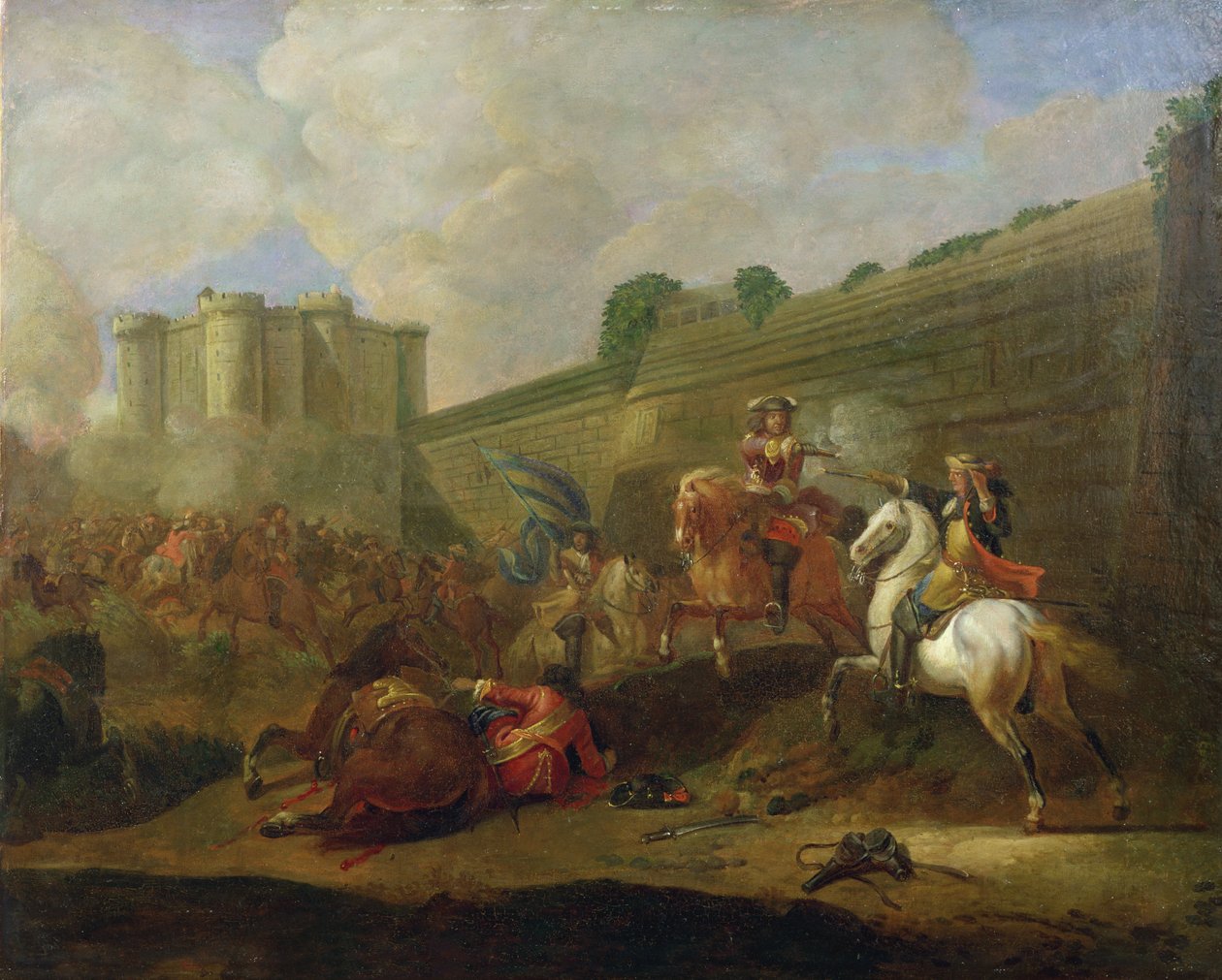 Bastille Surları yakınlarındaki Faubourg Saint-Antoine