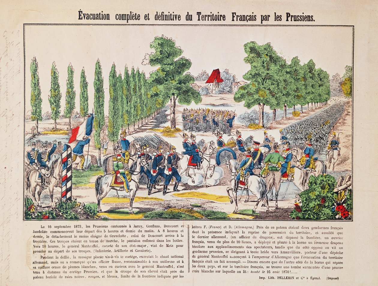Fransız Topraklarının Prusyalılar Tarafından Tahliye Edilmesi, 16 Eylül 1873 by French School