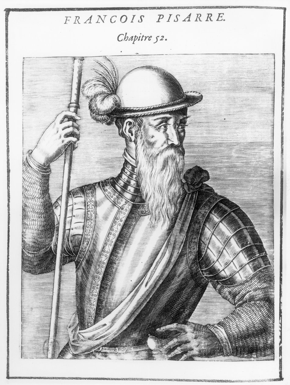 Francisco Pizarro (c. 1475-1541) by French School