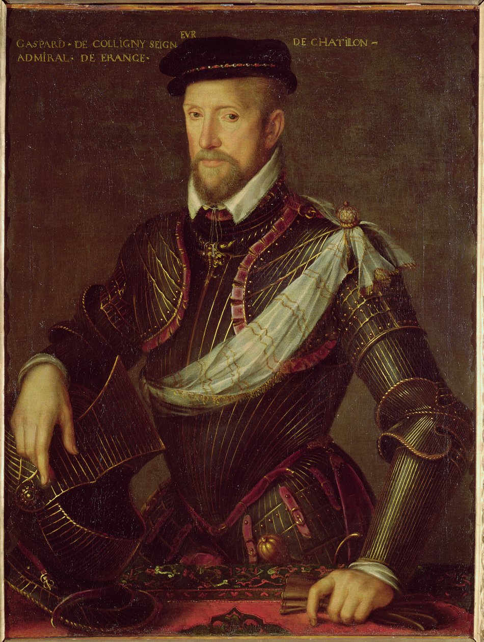 Gaspard II of Coligny (1519-72) Admiral of France  by French School