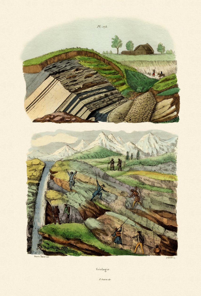 Jeoloji, 1833-39 by French School