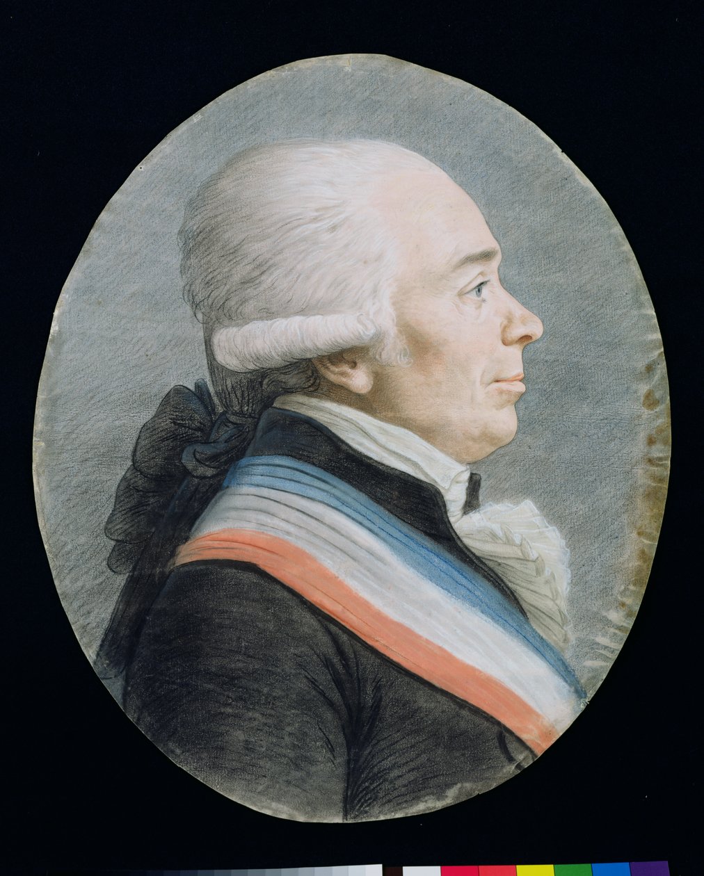 Jerome Petion de Villeneuve (1756-94) (kağıt üzerinde pastel) by French School
