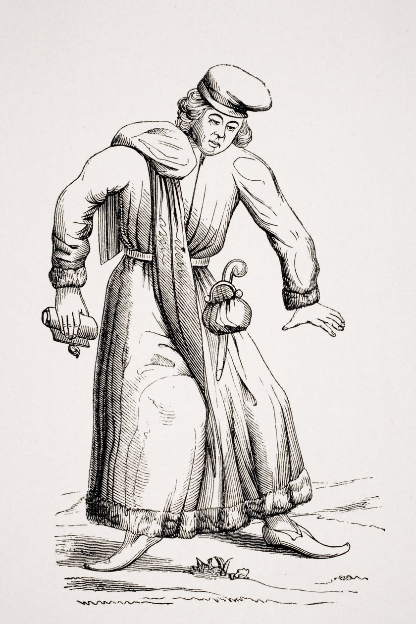Avukat, Paul Lacroix (1806-84) tarafından 1847