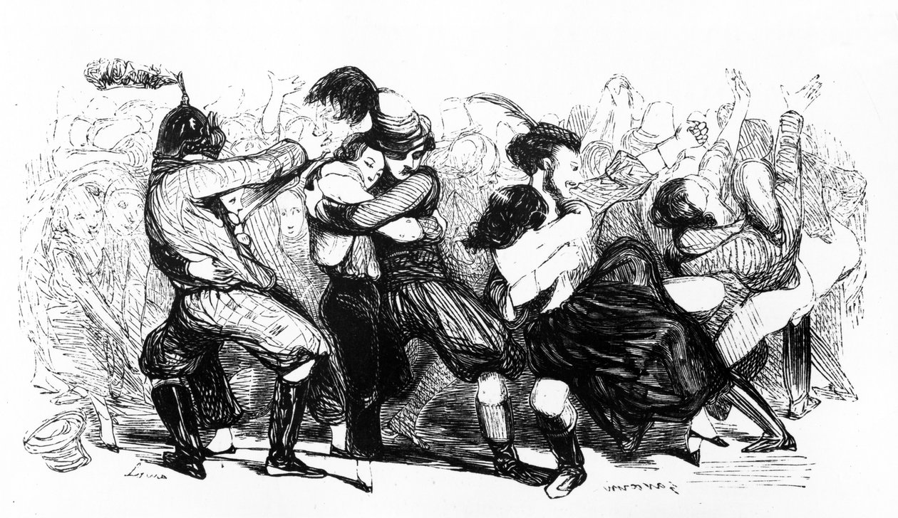 Le Bal Chicard, c.1840 by French School