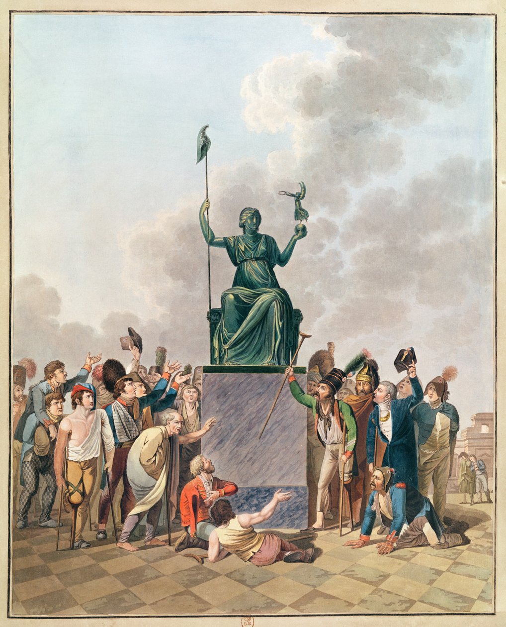 Özgürlük, 10 Kasım 1793 by French School
