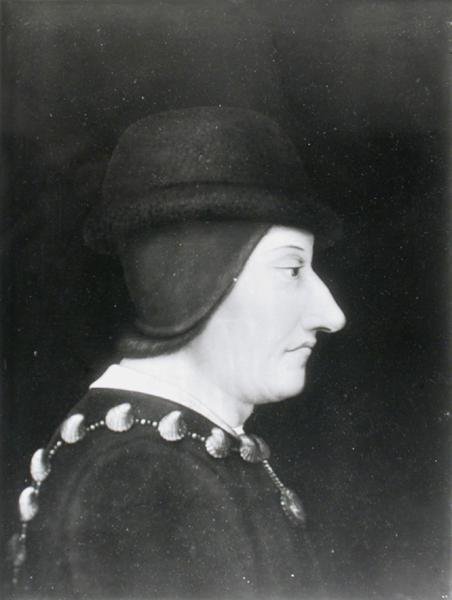 Louis XI (1423-83) c.1490 by French School