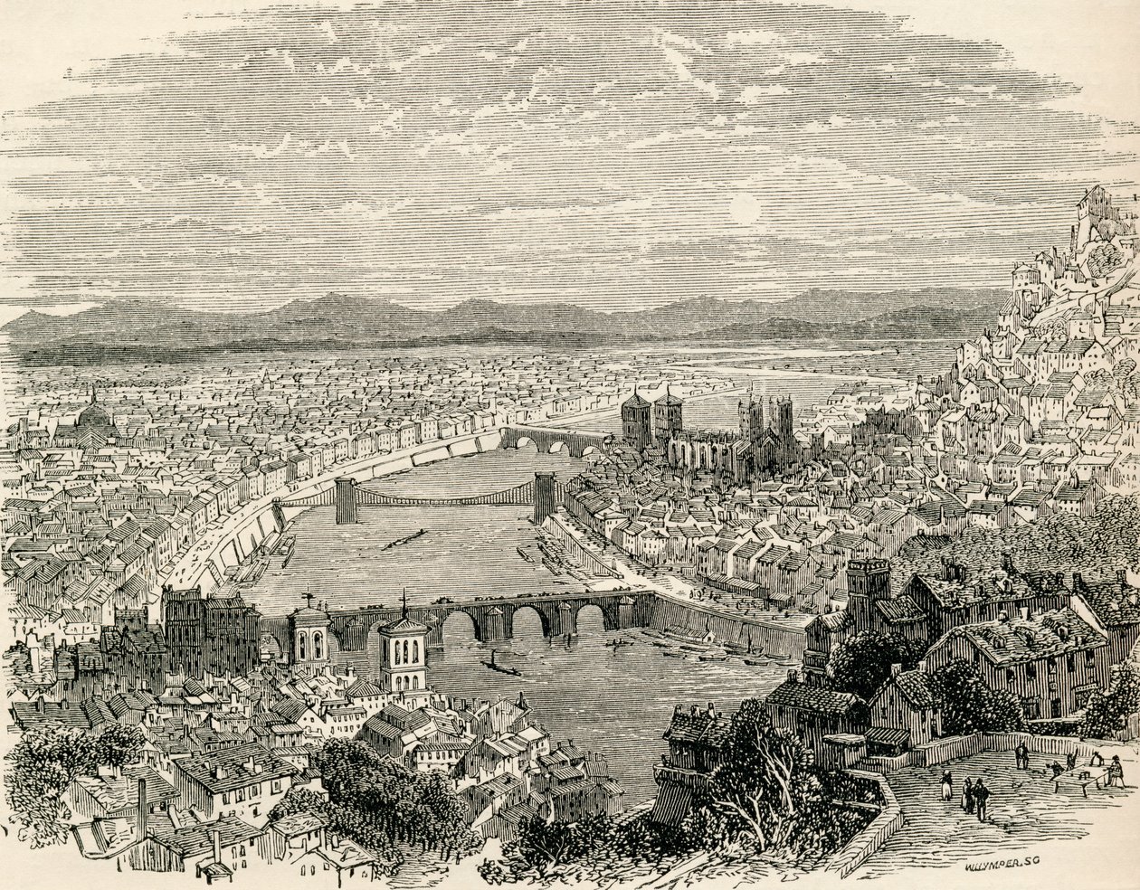 Lyon, Fransa, 19. yüzyılda, Rev. Samuel G. Green