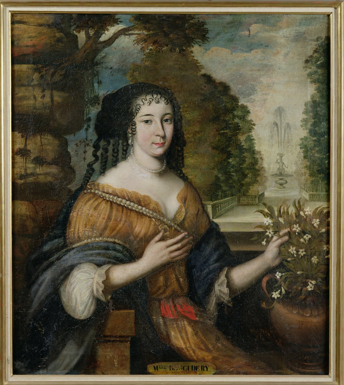 Madeleine de Scudery (1607-1701) by French School
