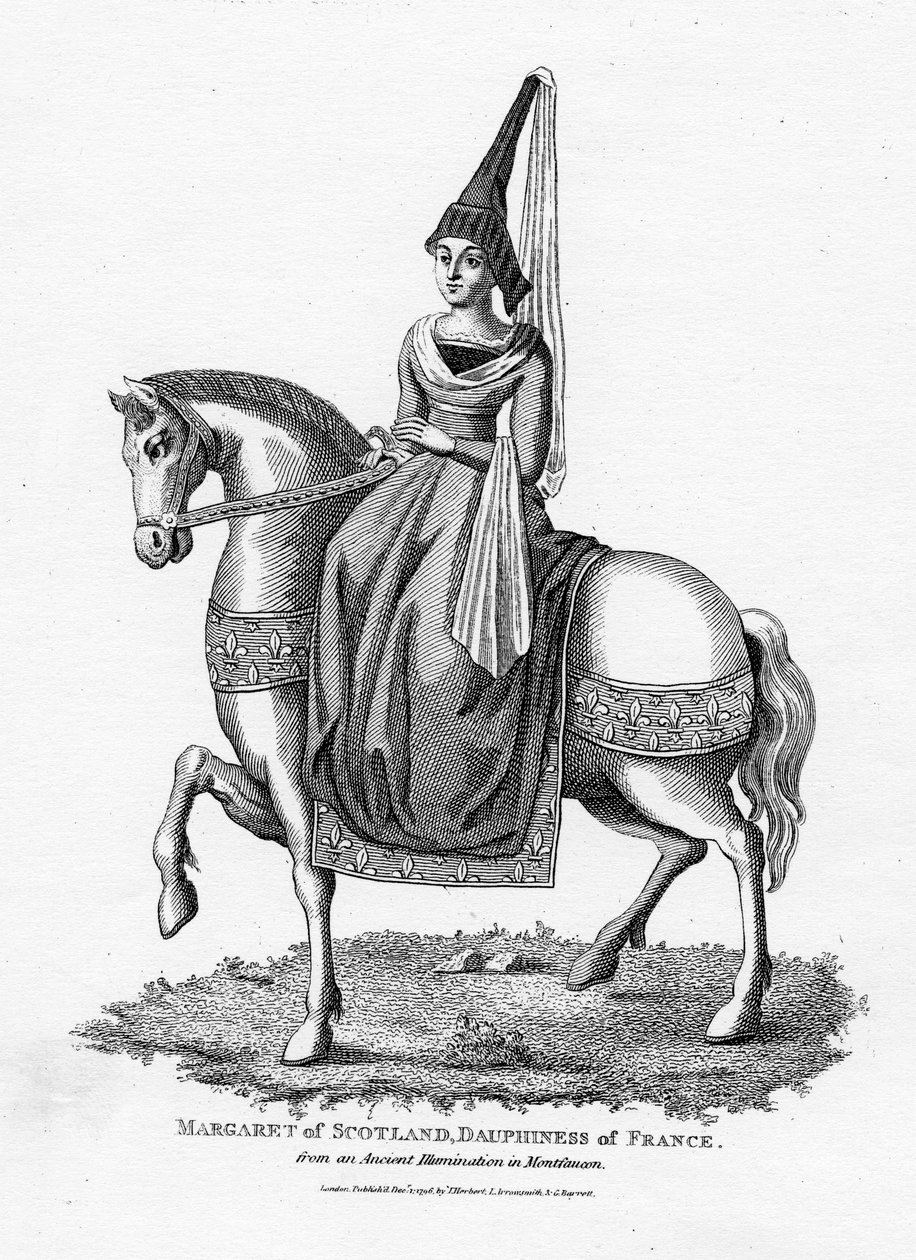 İskoçyalı Margaret, Fransa Dauphiness, 1796 by French School